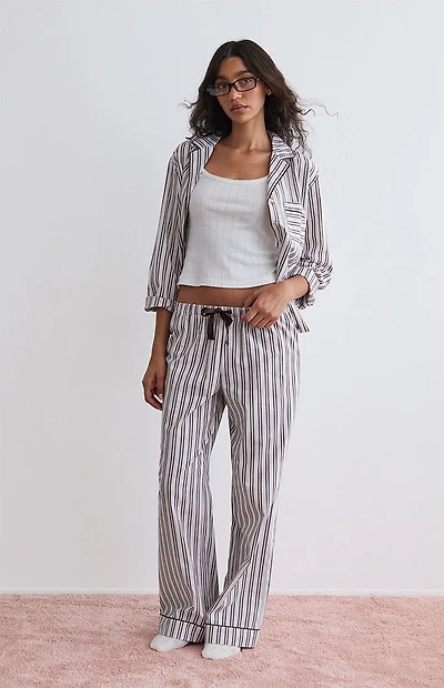 PS GOODNIGHT Striped Baggy Pajama Pants