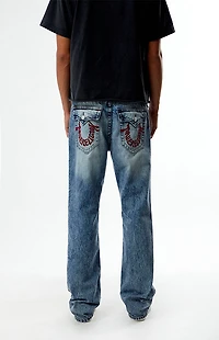 True Religion Ricky Warped Horseshoe Relaxed Straight Jeans
