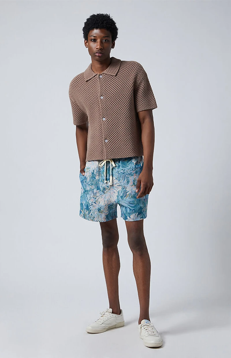 Pacsun Floral Tapestry Shorts