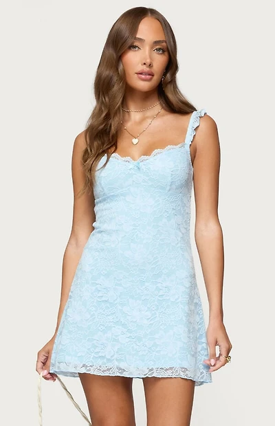 Edikted Stephanie Lace Mini Dress