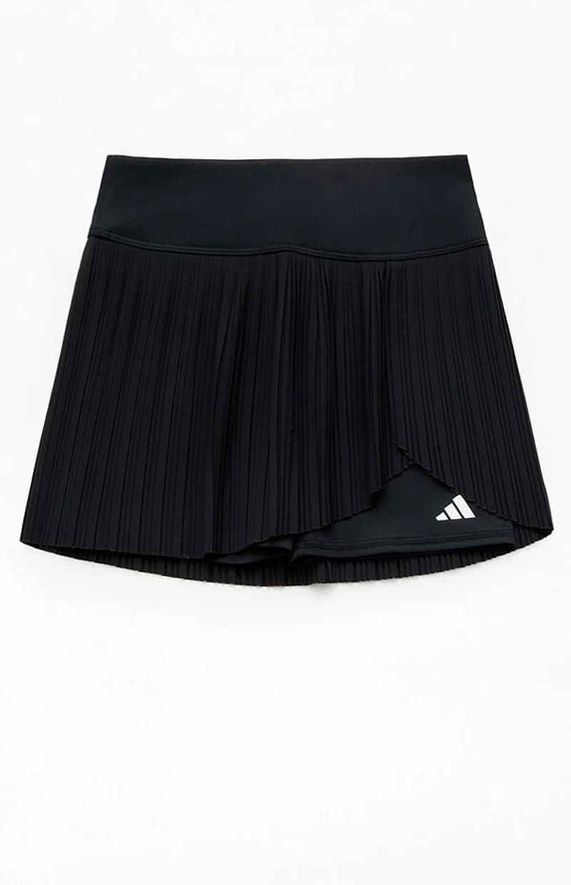 adidas Kids Black Woven Pleated Mini Skort