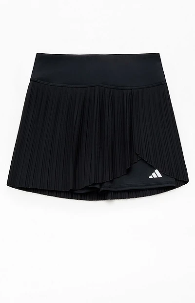 adidas Kids Black Woven Pleated Mini Skort