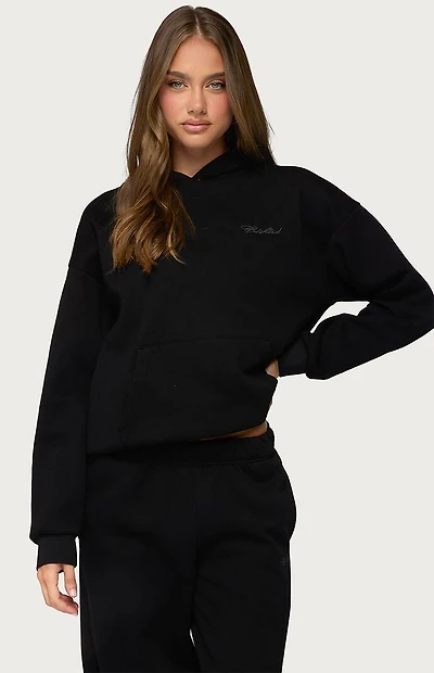 Edikted Basic Girl Oversized Hoodie