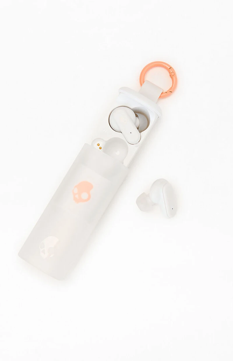 Skullcandy White Dime Evo Wireless Earbuds