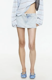 LIONESS Rhode Denim Mini Skort