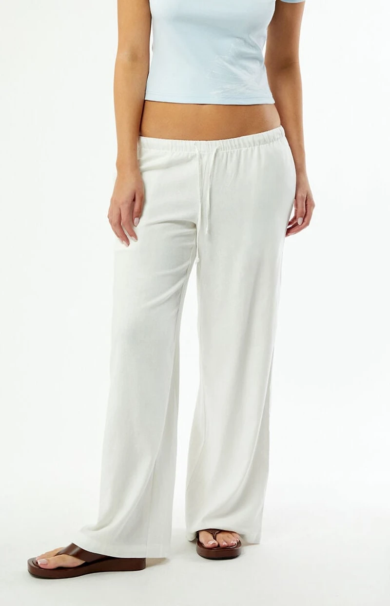 Pacsun Alisa Linen Pull-On Baggy Pants