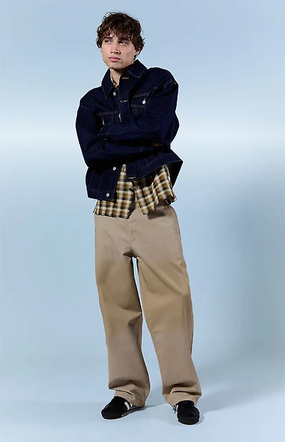 Pacsun Chino Pants Baggy Khaki Pigment