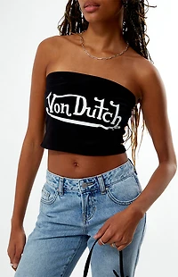 Von Dutch Logo Tube Top