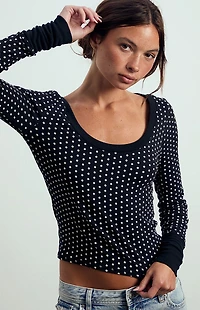 Beverly and Beck Lily Long Sleeve Top