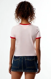 Tommy Jeans Script Slim Ringer T-Shirt