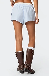 Edikted Layered Gingham Boxer Shorts