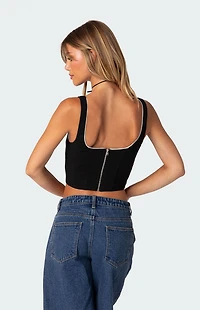 Edikted Sailor Corset Top