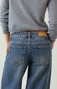 Pacsun Casey Low Rise Baggy Jeans Dark Indigo Tint