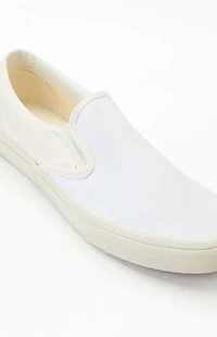 Vans Checkerboard Blanc De Classic Slip-On Shoes