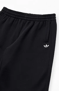 adidas Kids Black Essentials Wide Leg Baggy Sweatpants