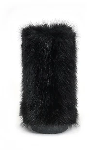 AZALEA WANG Women's Dipa Faux Fur Booties