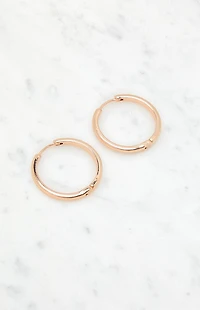 John Galt Gold Hoop Earrings