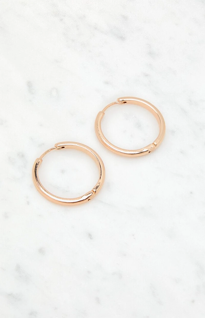 John Galt Gold Hoop Earrings
