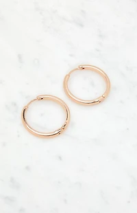 John Galt Gold Hoop Earrings