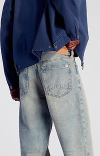 Pacsun Dylan Baggy Jeans Light Indigo Tinted