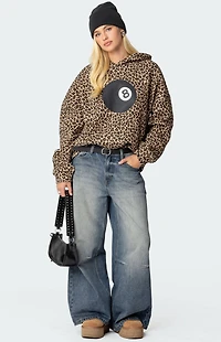 Edikted Leopard Magic 8 Hoodie