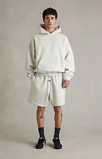Fear of God ESSENTIALS Oatmeal Heather Signature Classic Sweat Shorts