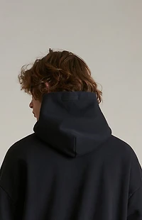 Fear of God ESSENTIALS Black Heavy Fleece Vintage Hoodie
