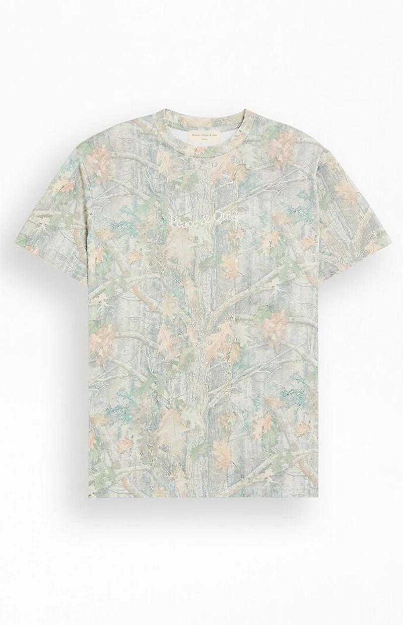MUSEUM OF PEACE & QUIET Wordmark Camo T-Shirt