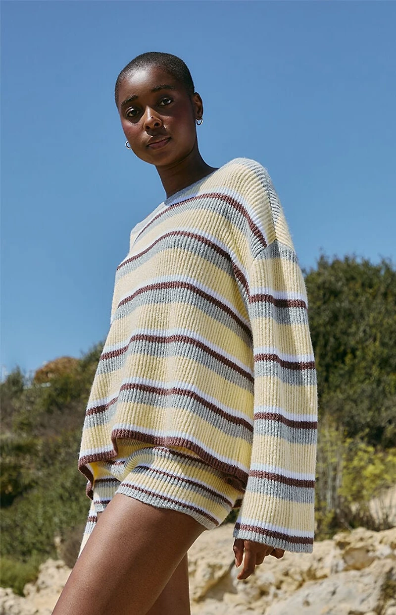 ANNAXPACSUN Whimsy Crew Neck Oversized Sweater
