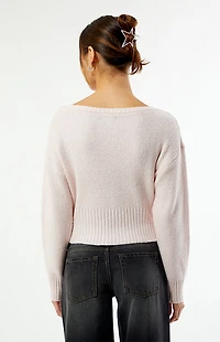 Your Favorite Cosette Ribbed Off-The-Shoulder Sweater