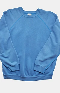 PS VINTAGE '80s Blue Blank Sweatshirt