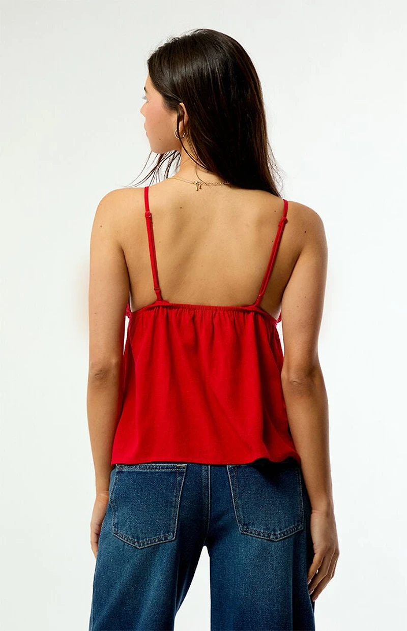Your Favorite Emma Trim Babydoll Top