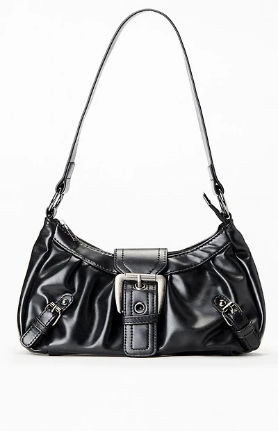 Pacsun Faux Leather Buckle Shoulder Bag