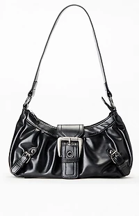 Pacsun Faux Leather Buckle Shoulder Bag