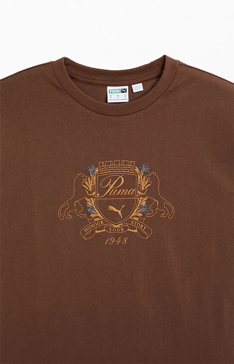 Puma Brown Family Legacy Graphic T-Shirt