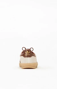 adidas Brown & White Gazelle Indoor Shoes