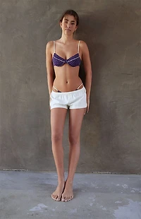 Pacsun Polka Dot Shiloh Underwire Bralette Bikini Top