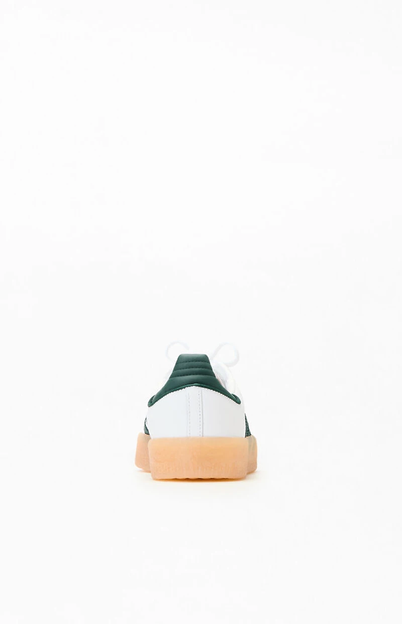 adidas Women's Green & White Samba Sneakers