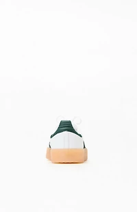 adidas Women's Green & White Samba Sneakers