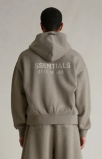 Fear of God ESSENTIALS Homestead Heather Classic Fleece Zip Up Hoodie