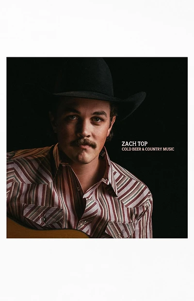 Zach Top Cold Beer & Country Music Vinyl Record