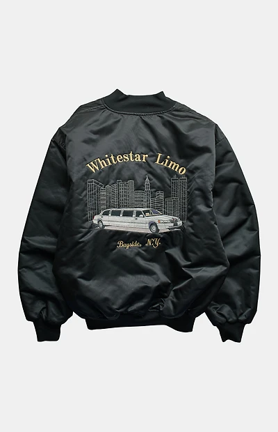 PS VINTAGE '90s Whitestar Limo Varsity Puffer Jacket