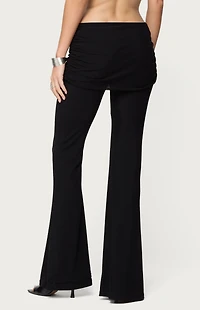 Edikted Halli Fold Over Mini Skirt Pants