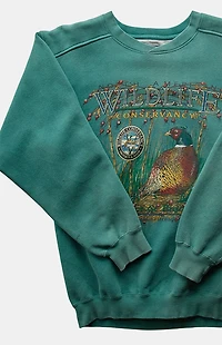 PS VINTAGE 90s Wildlife Conservation Crew Neck Sweatshirt