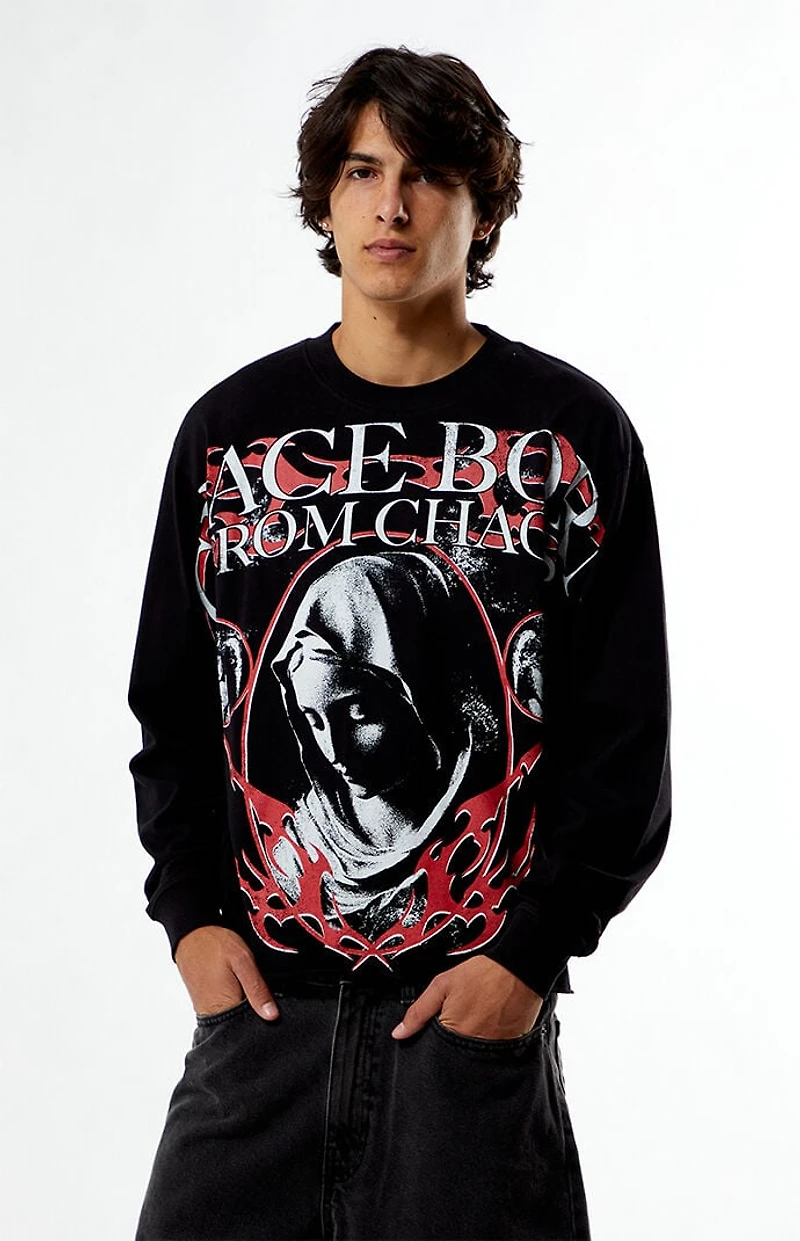 Pacsun Grace From Chaos Cropped Long Sleeve T-Shirt