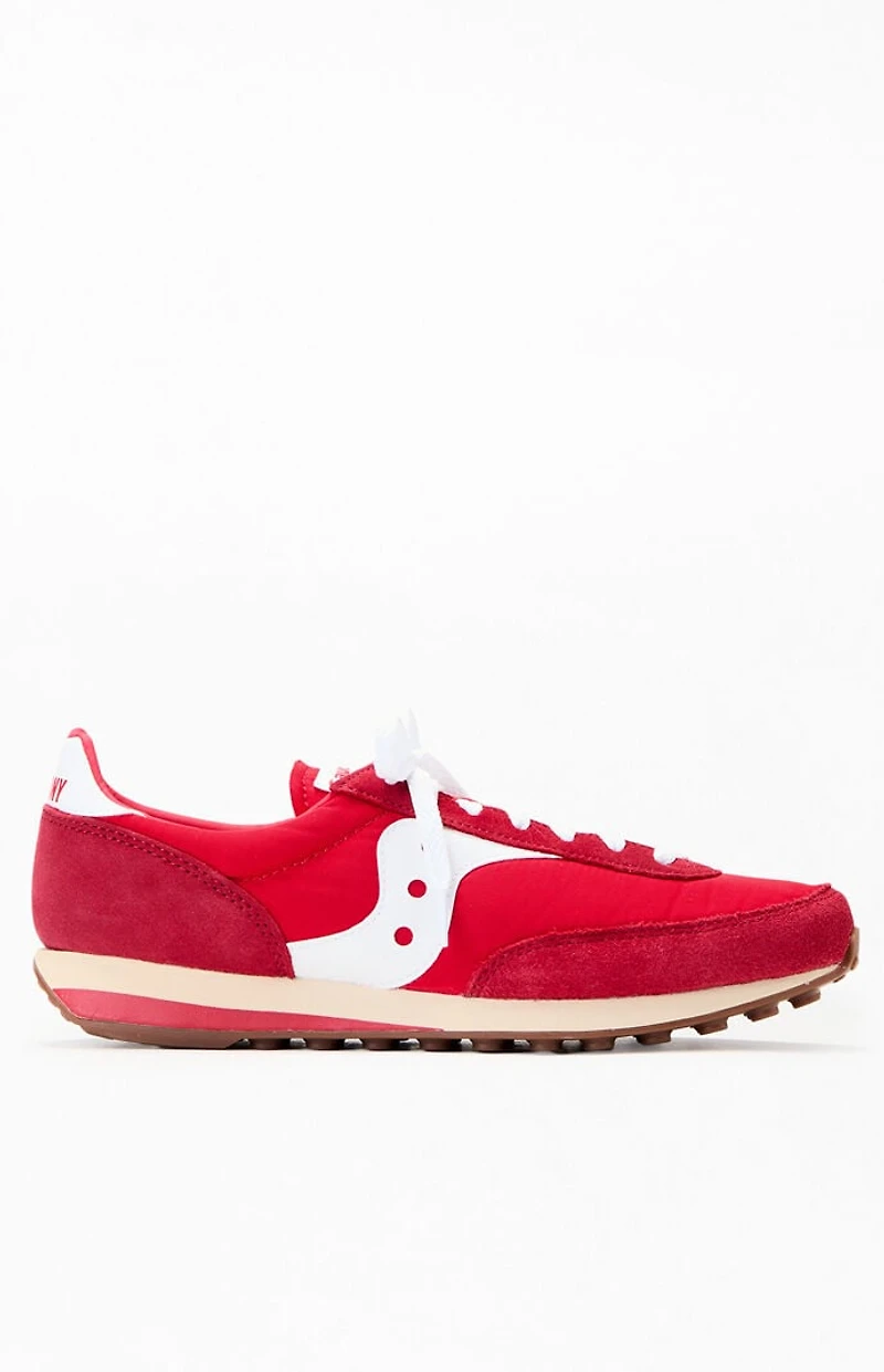 Saucony Red & White Trainer 80 Sneakers