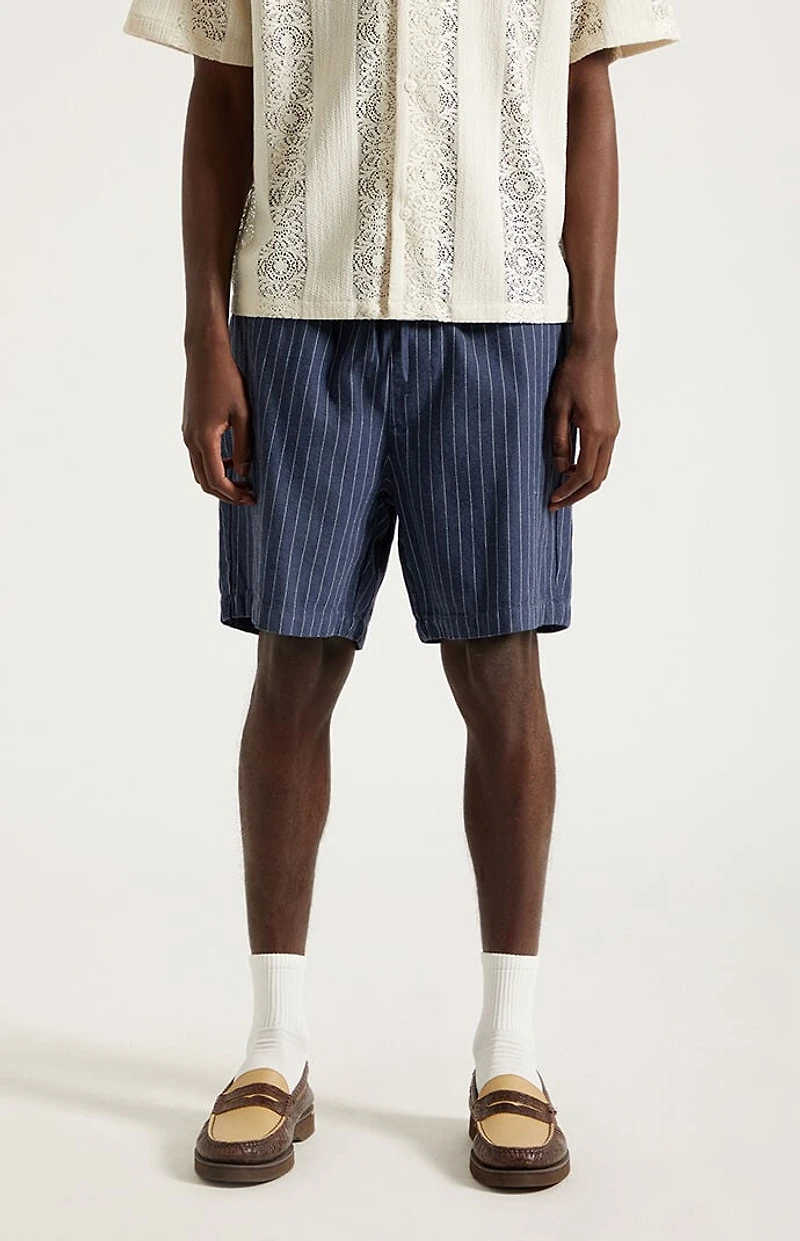 Pacsun Pinstripe Linen Shorts