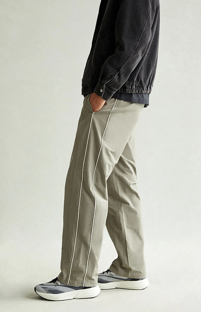 Pacsun Olive Bolton Baggy Track Pants