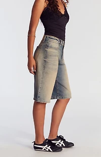 Pacsun Medium Indigo Tinted Extreme Jorts