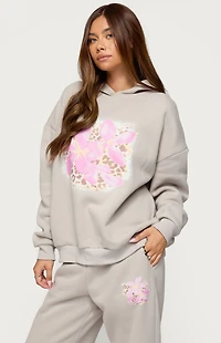 Edikted Wild Petal Hoodie